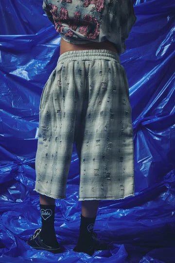 Check Mate Shorts - Blue | Sabbi