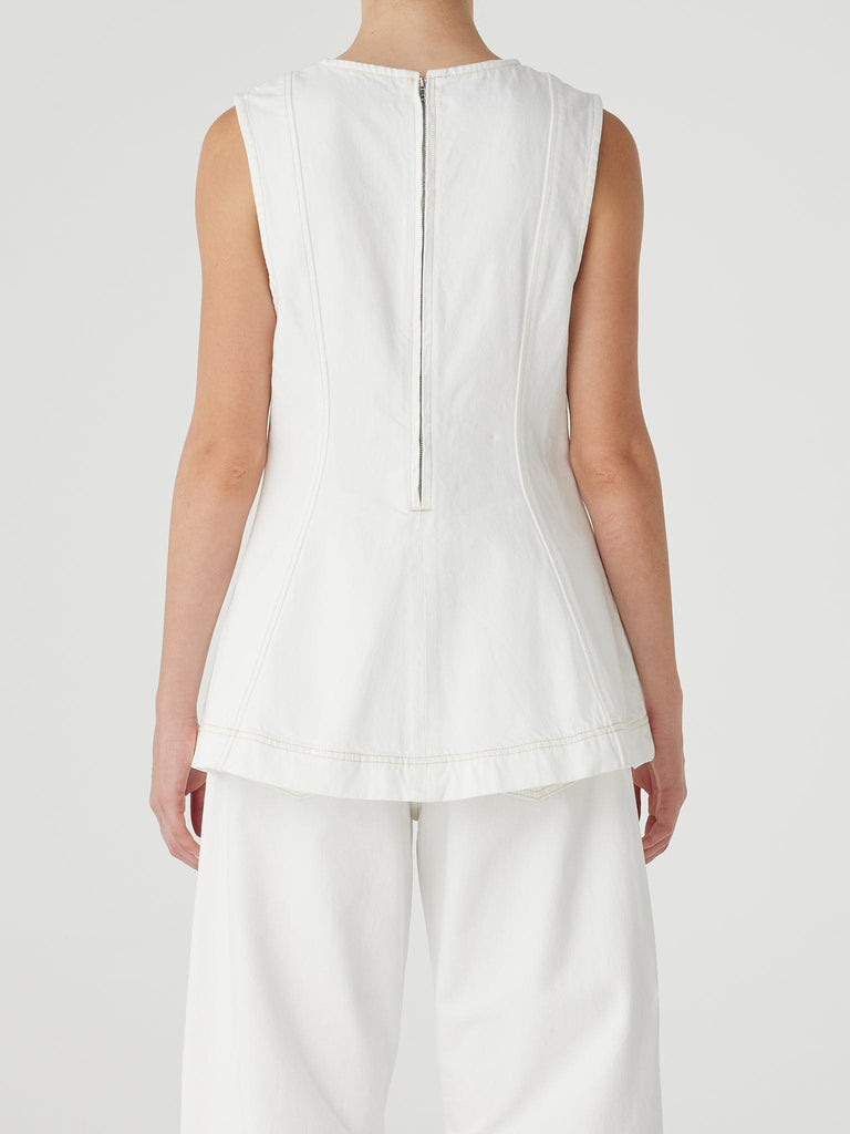 Lucille Top White | Nobody Denim