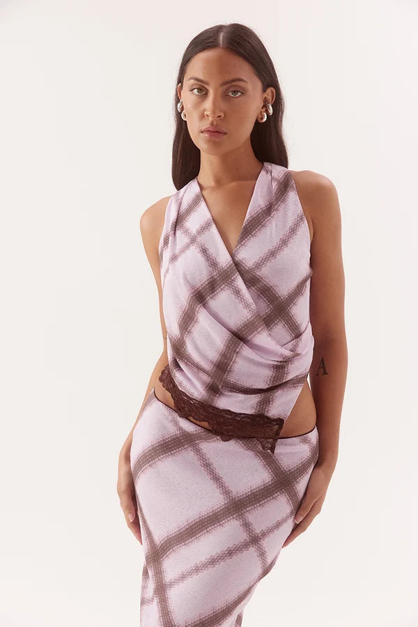 Ashti Top - Plaid | Sovere