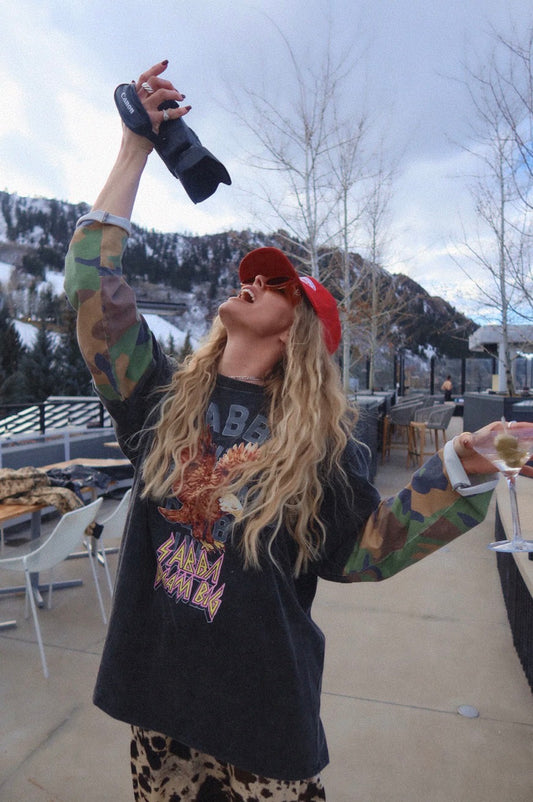 The Pow Pow Long Sleeve Tee | Sabbi