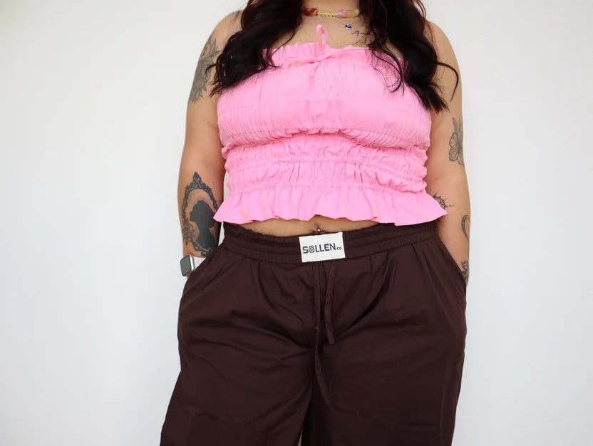 Jinni Balloon Pants - Chocolate | Sollen Co