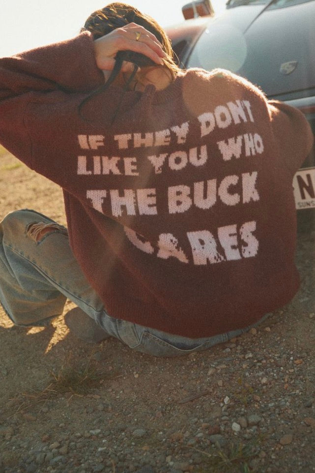 The Who The Buck Cares Knit | Sabbi