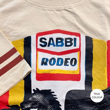 Sabbi Rodeo Self Love Club Tee - Beige | Sabbi