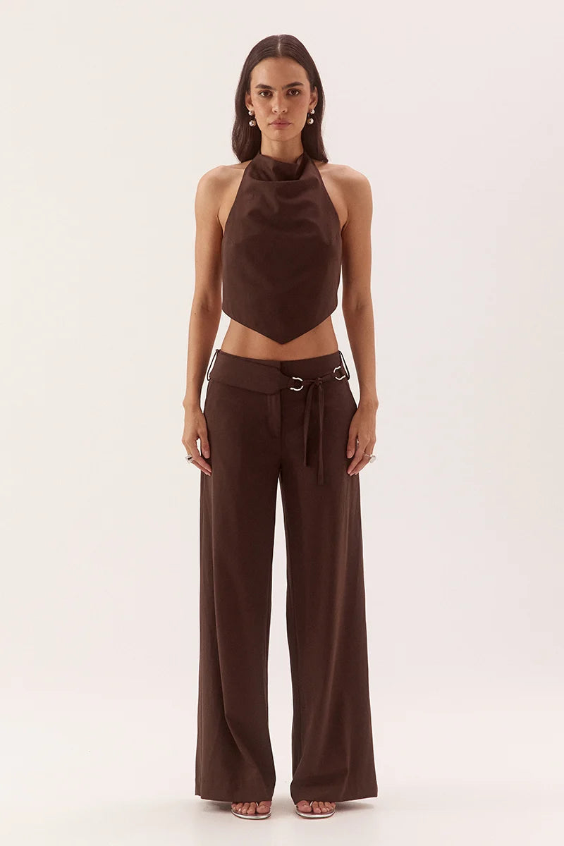Sadie Top - Dark Chocolate | Sovere