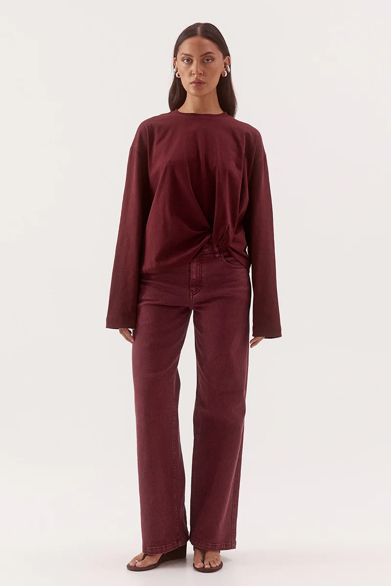 Izel Longsleeve - Vino | Sovere