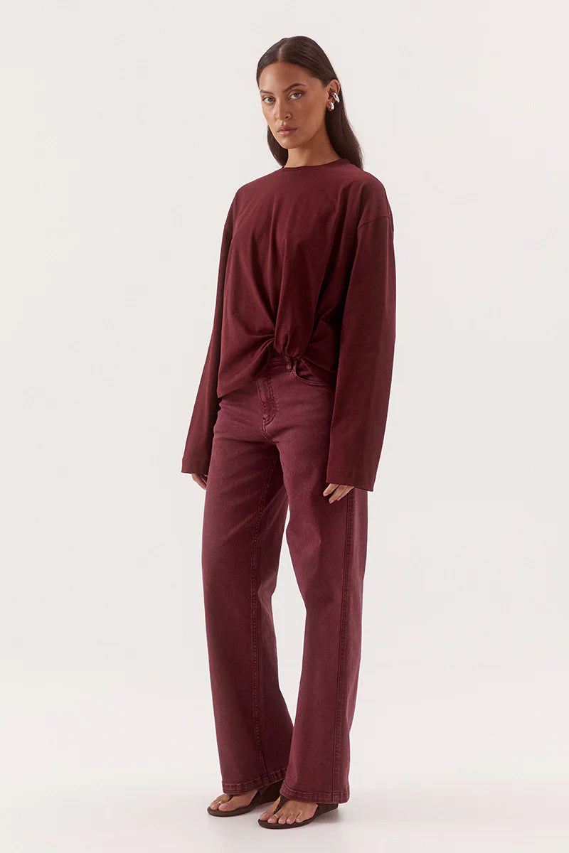 Izel Longsleeve - Vino | Sovere