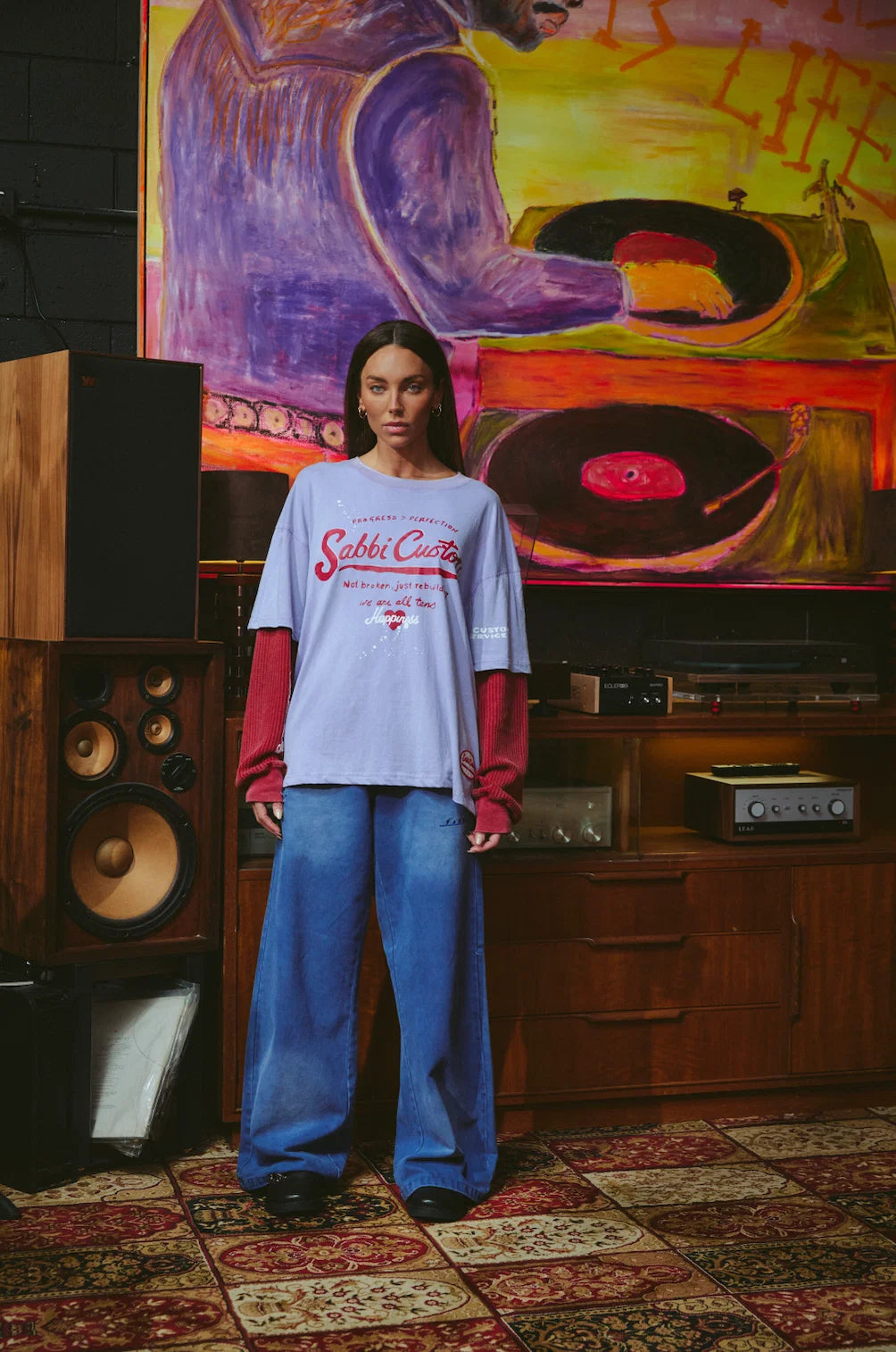 The LS Sabbi Custom Tee - Lilac | Sabbi