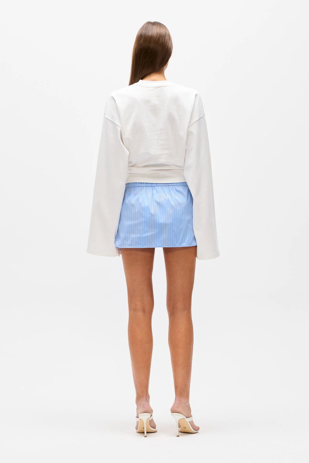 Margaux Skort - Blue Stripe | Bayse