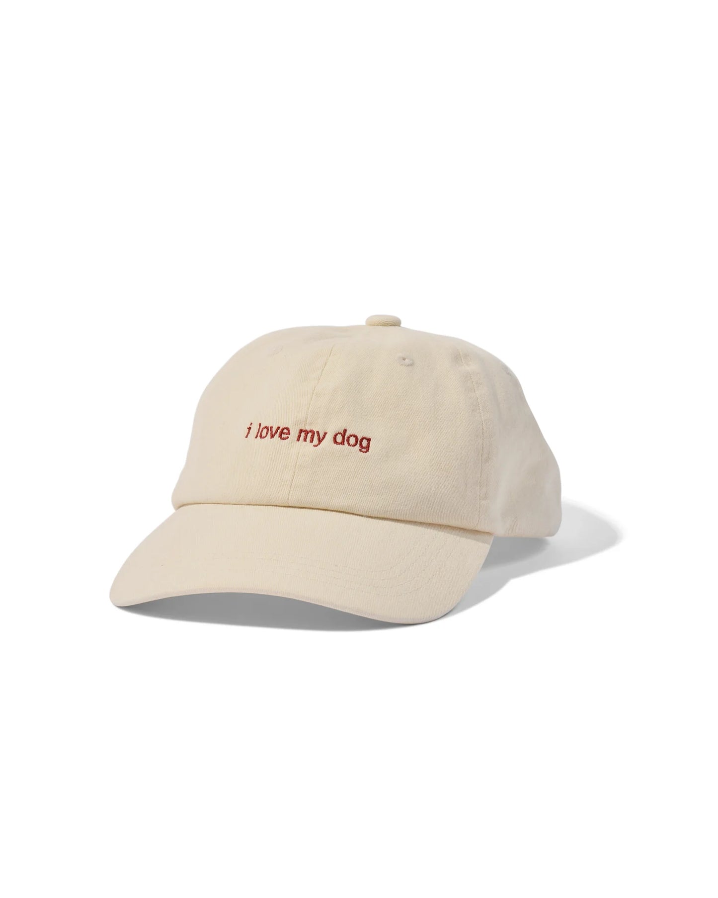 I love my dog cream red - i love hats