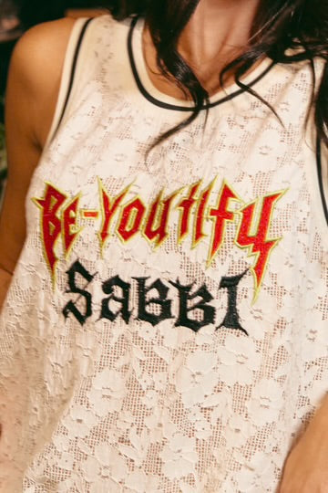 The Be Youtiful Lace Singlet - Cream | Sabbi