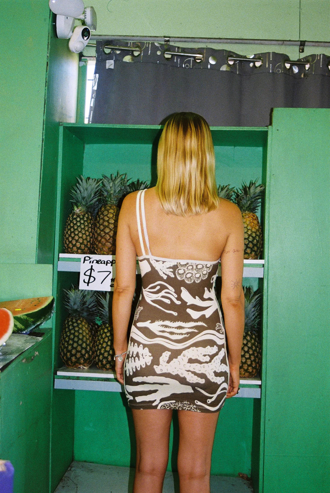 Coral Sports Dress - Choc Banana