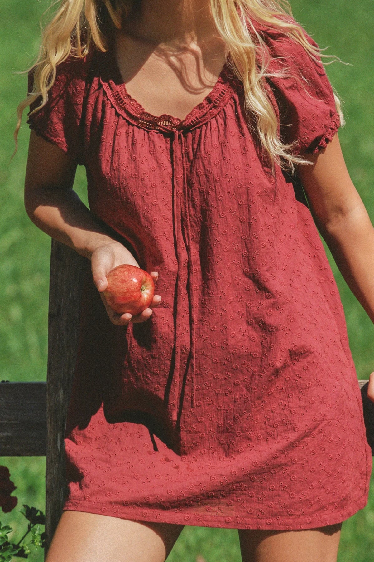 Joelle Mini Dress - Dark Cherry | Juni
