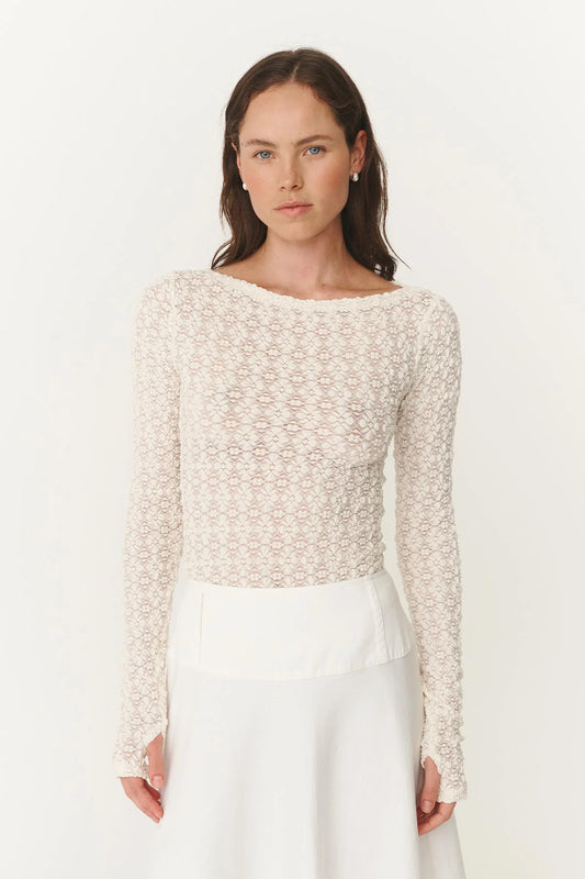 Samantha Clover Lace Top | Rowie