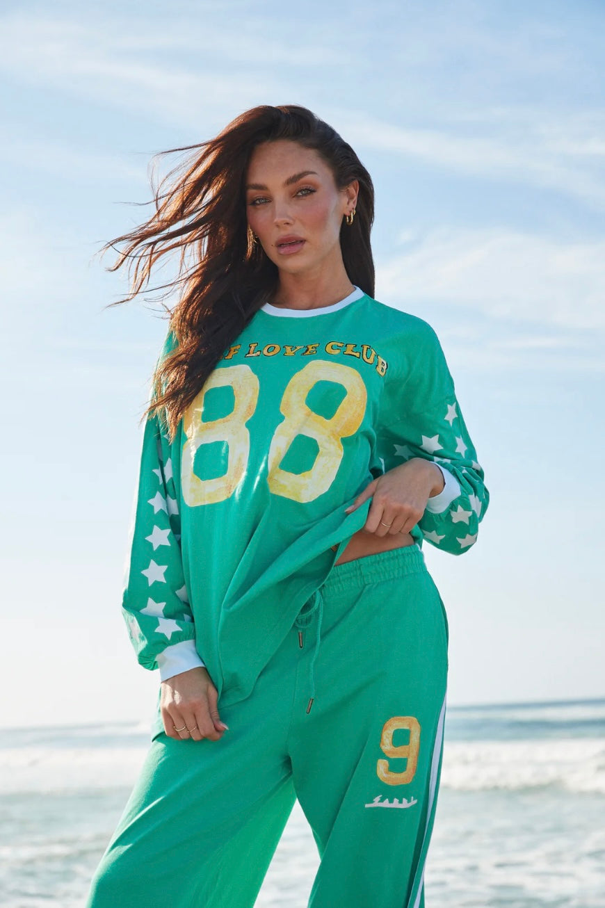 The You Cute Long Sleeve Tee - Green | Sabbi