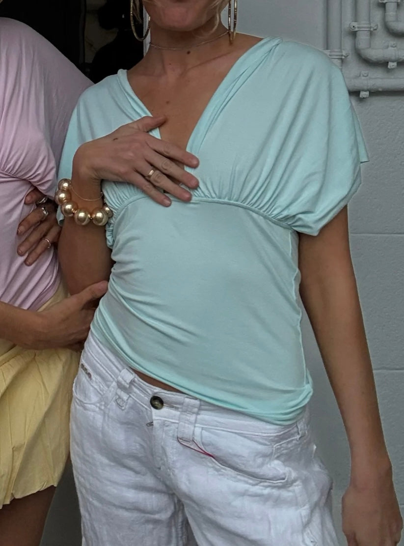 Isabella Top - Celeste | Susmie’s Collection