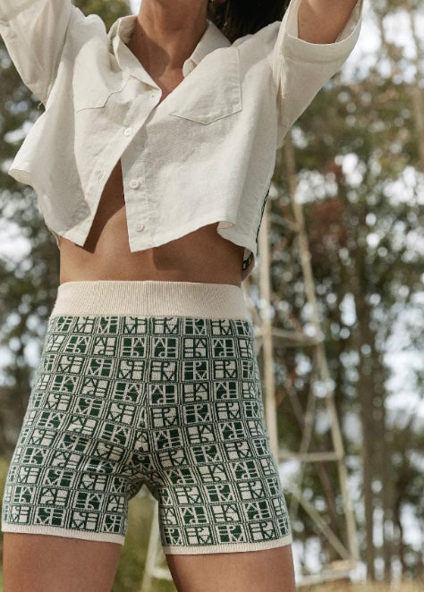 Iconic Yardage Shorts - Green | Juan & Me