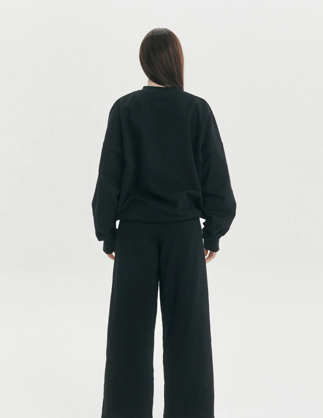 Wide Leg Trackpant Black| Pinky & Kamal