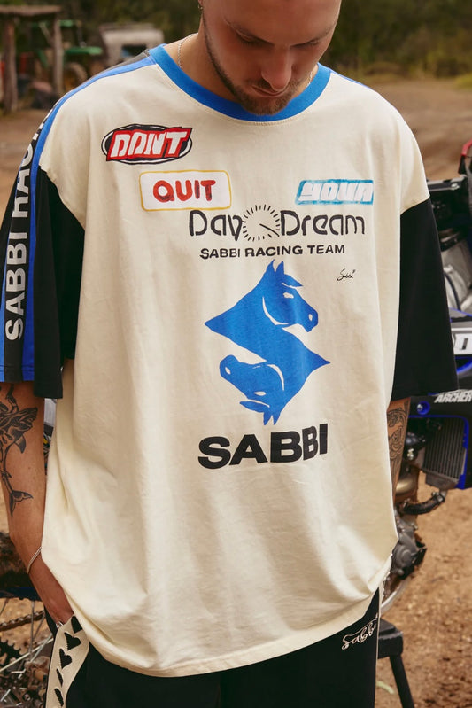 The Very Oversized Don’t Quit Your Day Dream Tee - Cream | Sabbi
