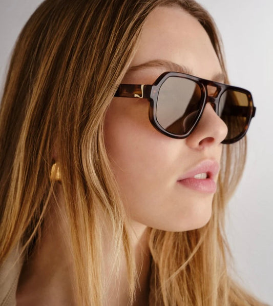 The Banks Sunglasses - Moss Tort | Luv Lou