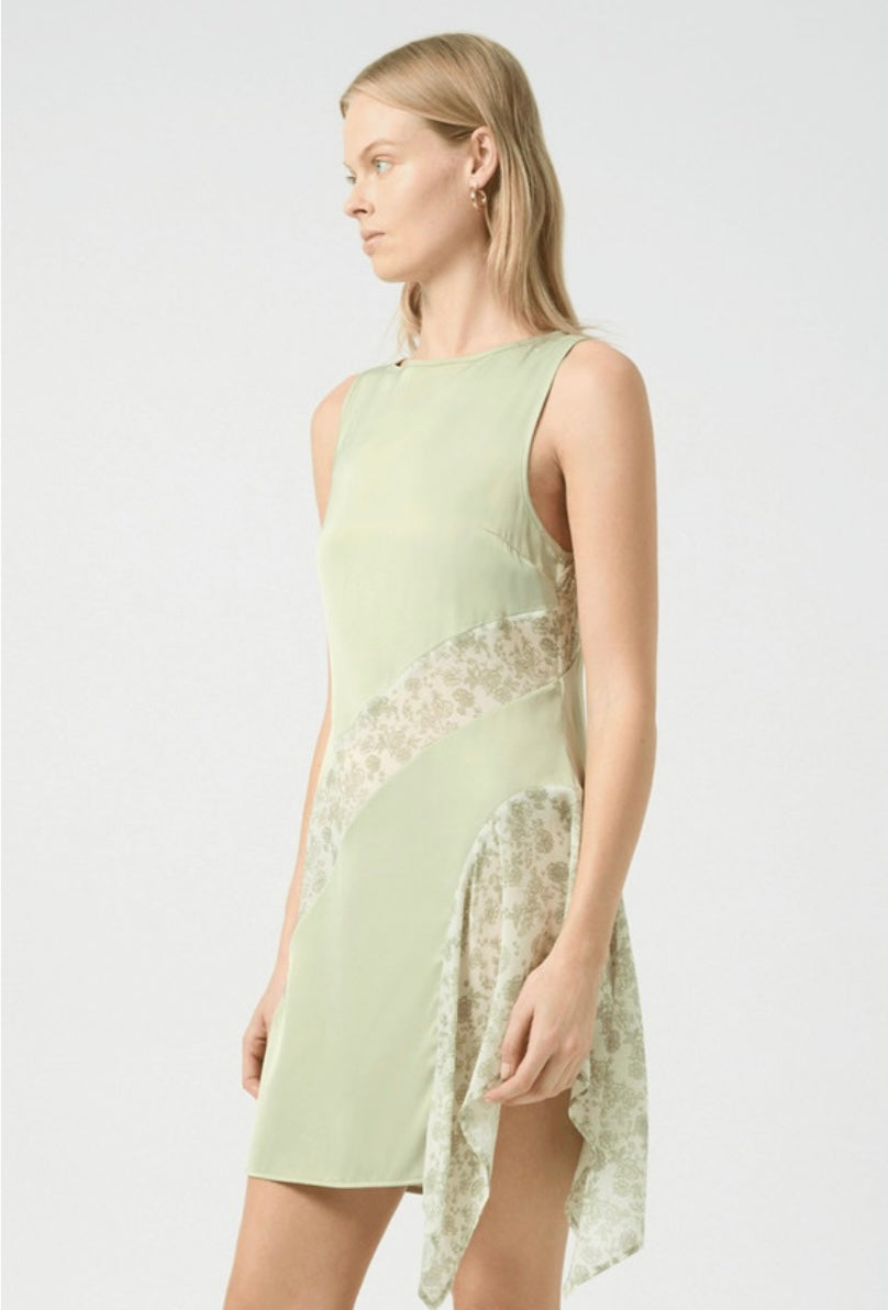 Essence Panelled Mini Dress - Nostalgia Floral | Third Form