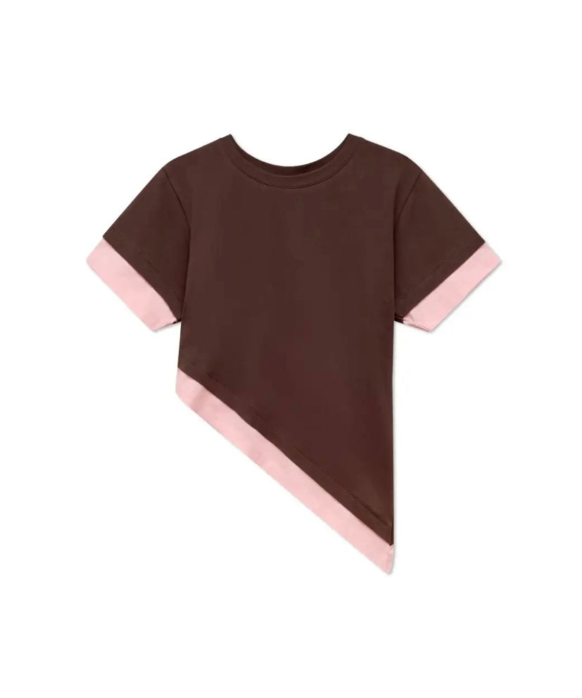 Beth Tee - Brown / Pink | Susmie’s Collection