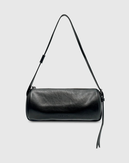 Brooke Mini Barrel Bag - Black | Brie Leon