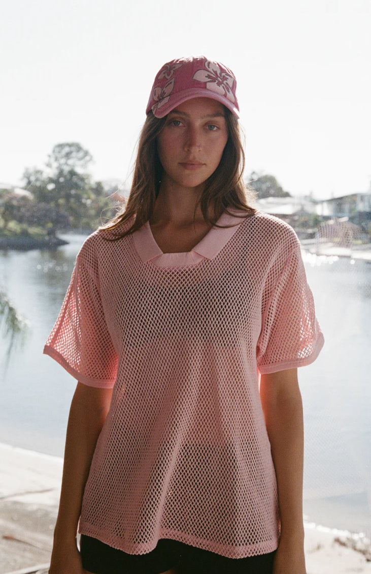 HIBISCUS CAP - WASHED PINK | Pinky & Kamal