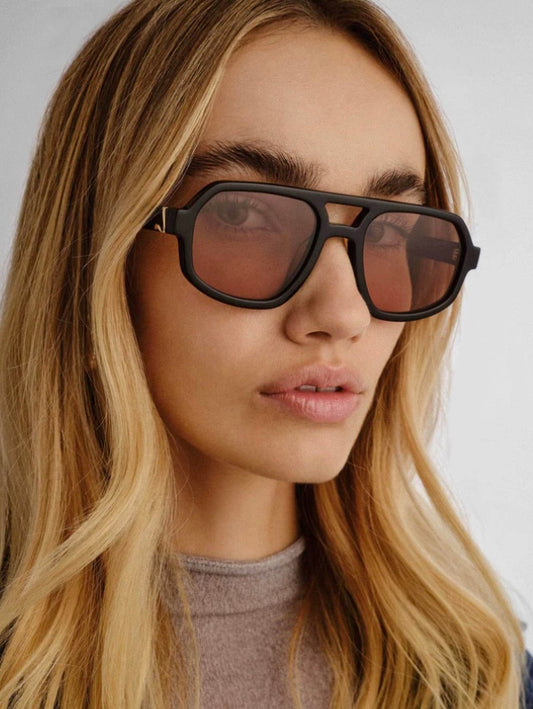 The Banks Sunglasses - Black | Luv Lou