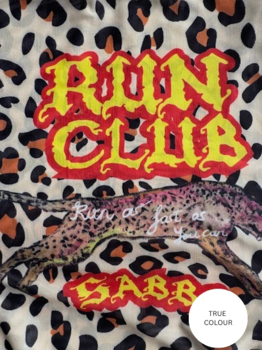 Run Club Animal Mesh Long Sleeve | Sabbi