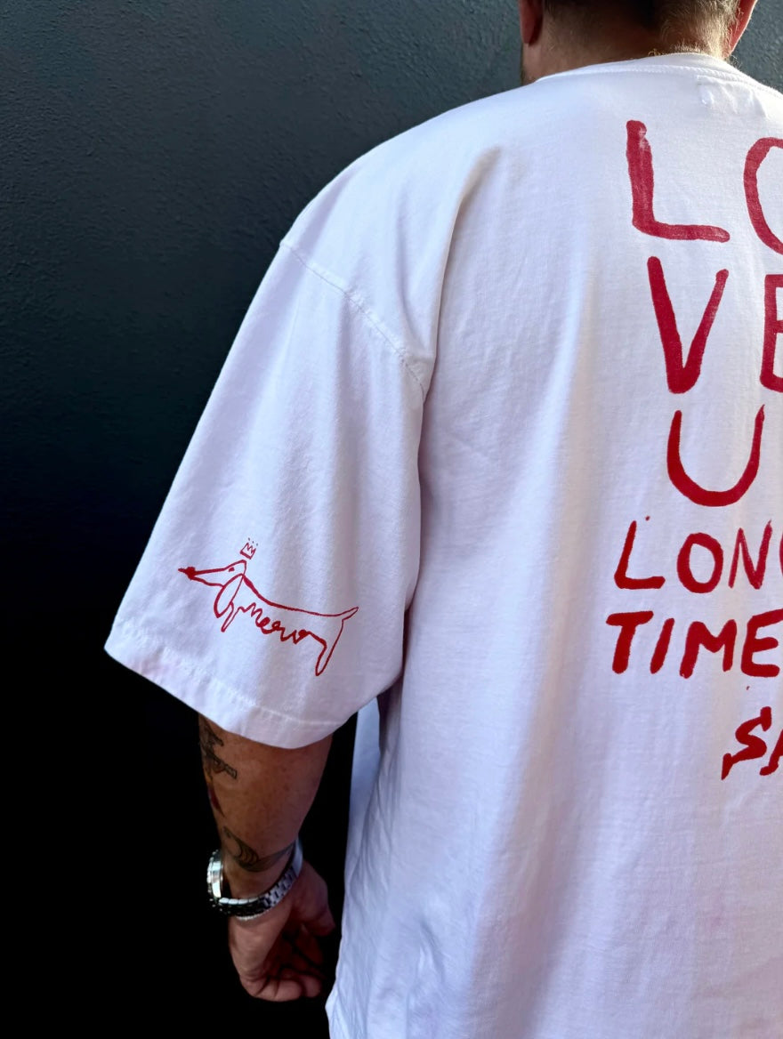 The Very Oversized Merv Tee - White | Sabbi The Store