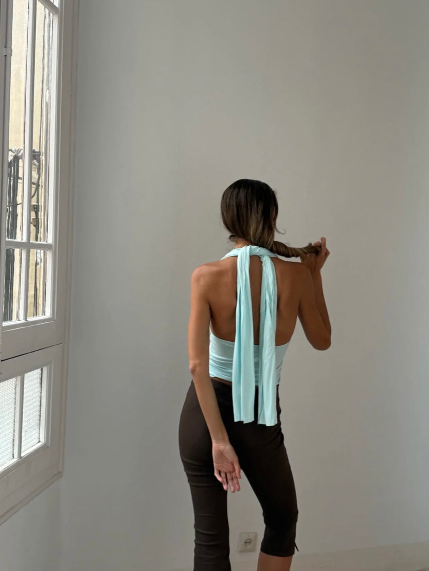 Isabella Top - Celeste | Susmie’s Collection