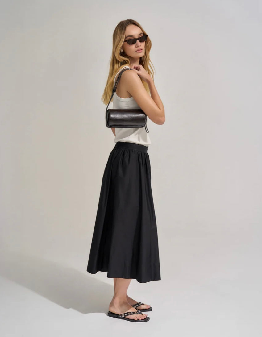 Brooke Mini Barrel Bag - Burnt Coffee | Brie Leon