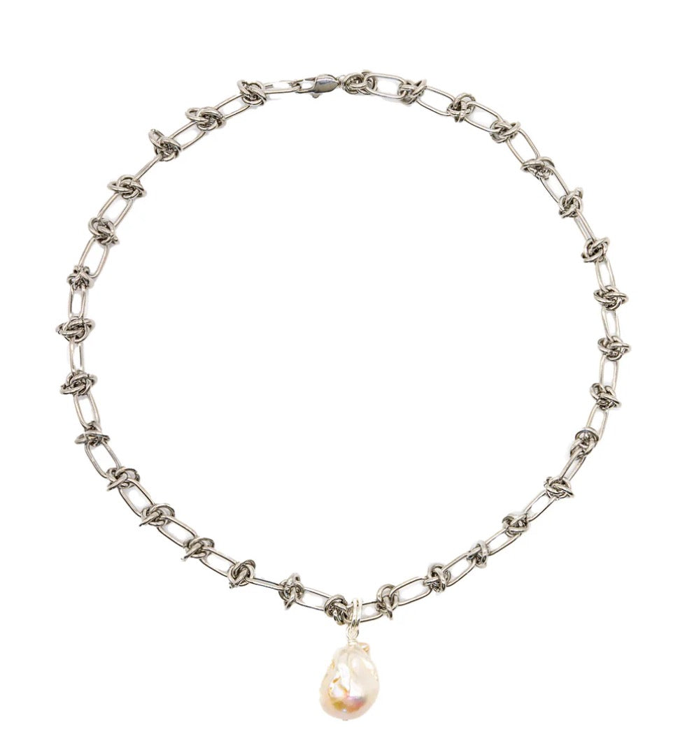 Devin Necklace Silver | Briwok