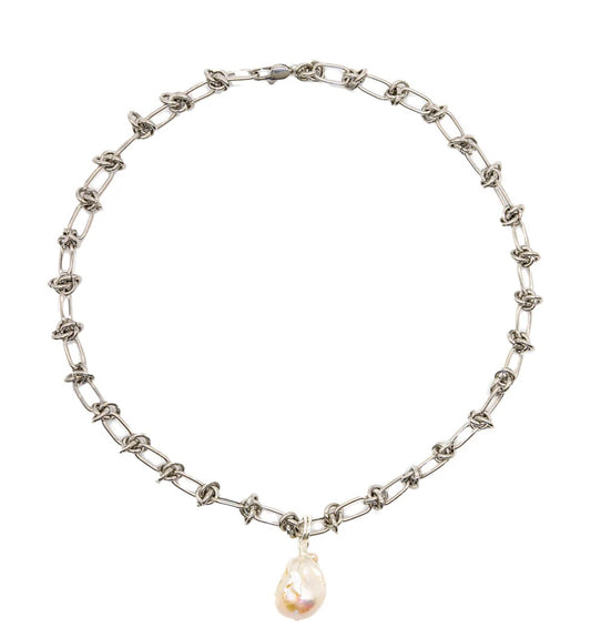 Devin Necklace Silver | Briwok