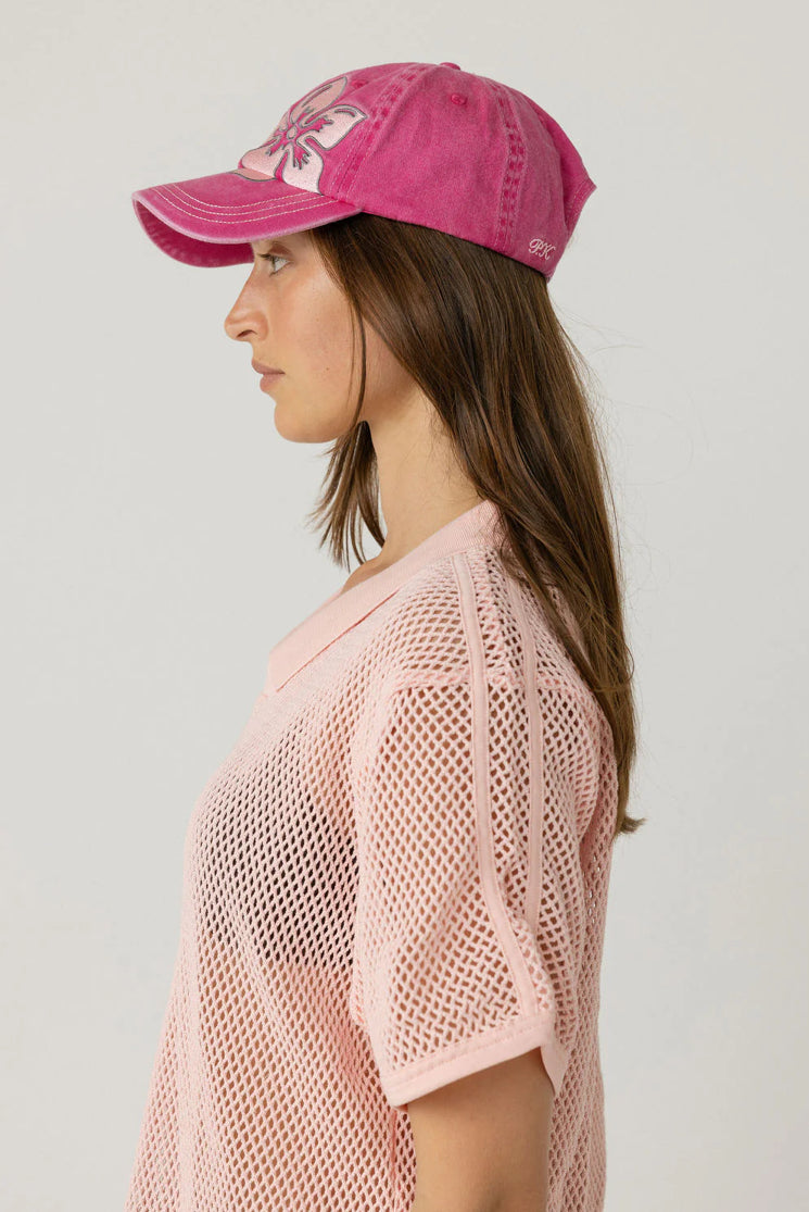 HIBISCUS CAP - WASHED PINK | Pinky & Kamal