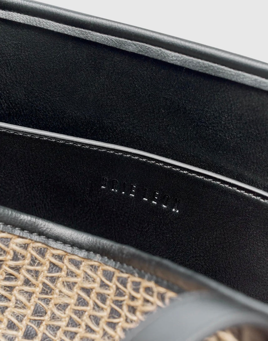 Mia Tote - Raffia Stripe | Brie Leon