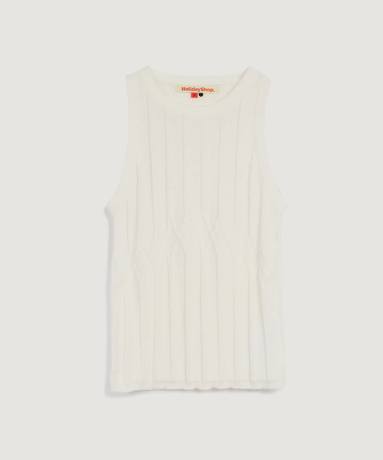 White Knit Tank | Holiday Shop