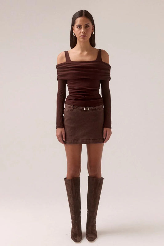 Zyra Skort - Raisin | Sovere