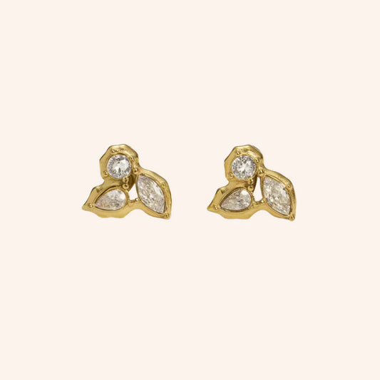 Sofia Earrings - 18K Gold Plated | We Are Emte