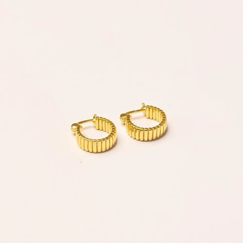 Ecru Hoops - 18K Gold Plated | We Are Emte