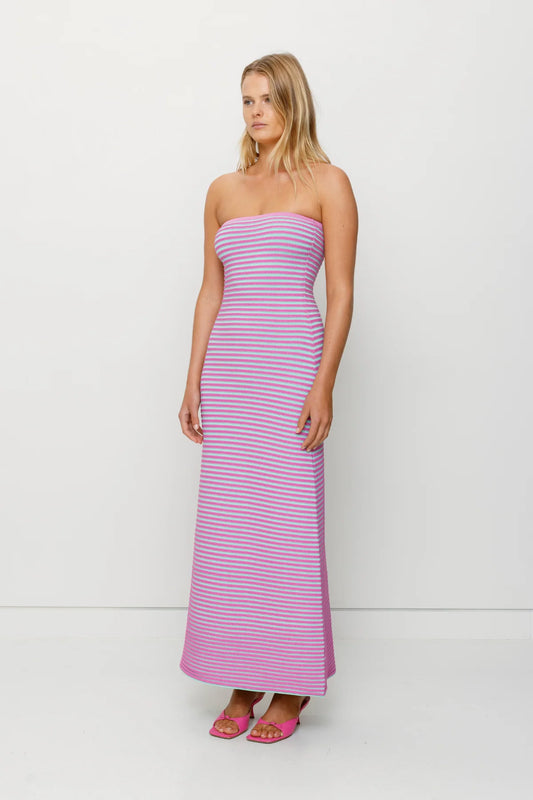Sunmor Knit Maxi Dress - Lavender | The Wolf Gang