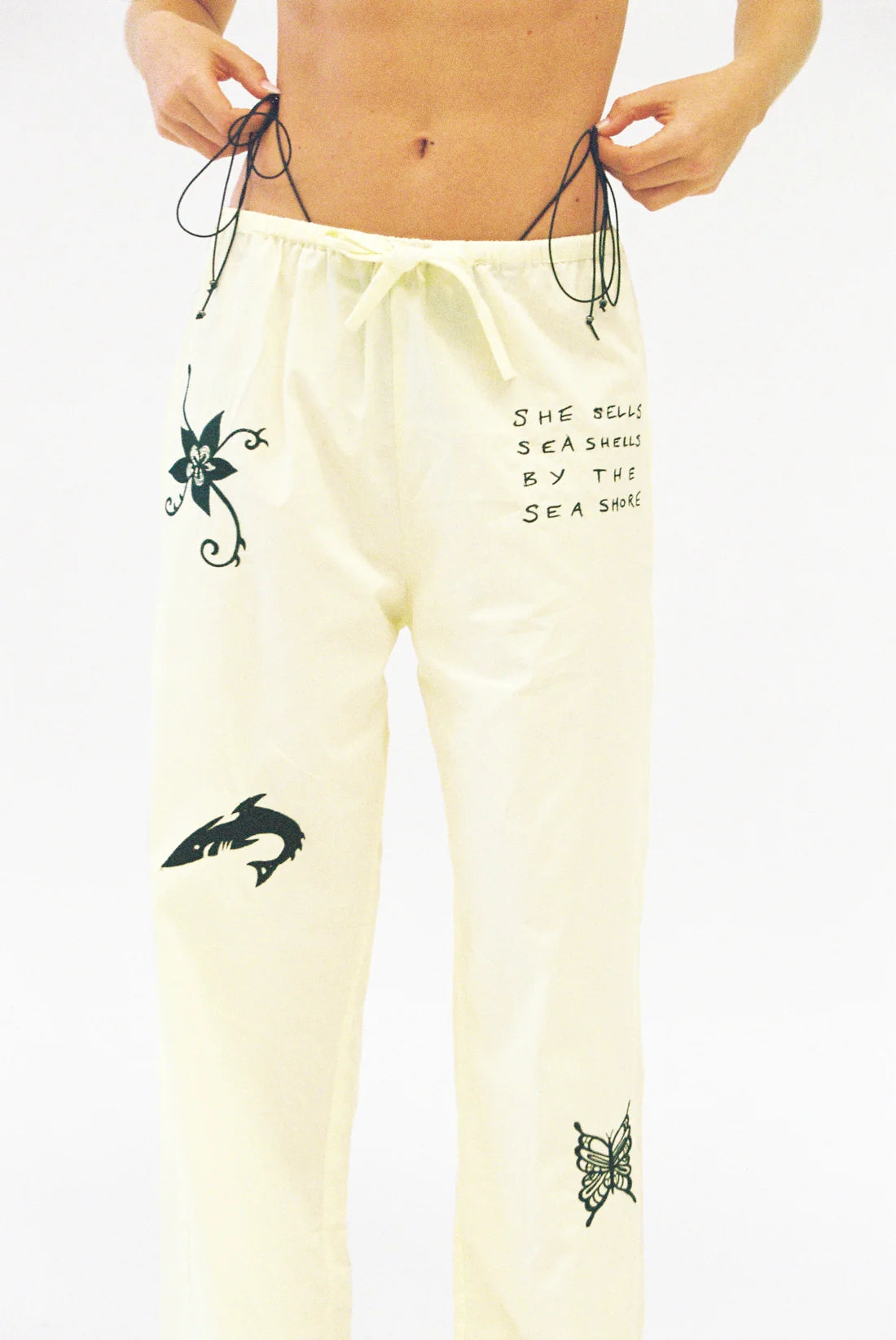 Tattoo Pants - Lemon | Lottie Hall