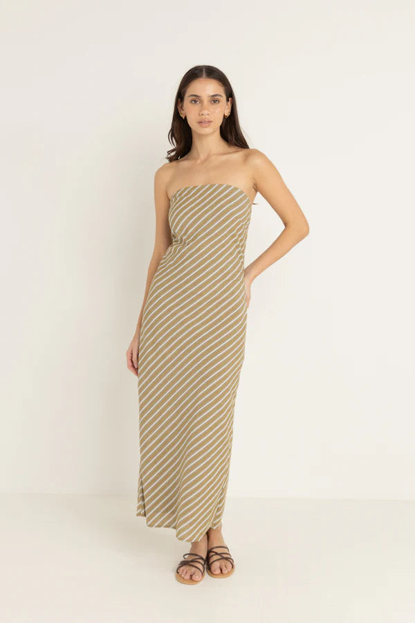 Dalias Bias Cut Midi Dress - Rhythm