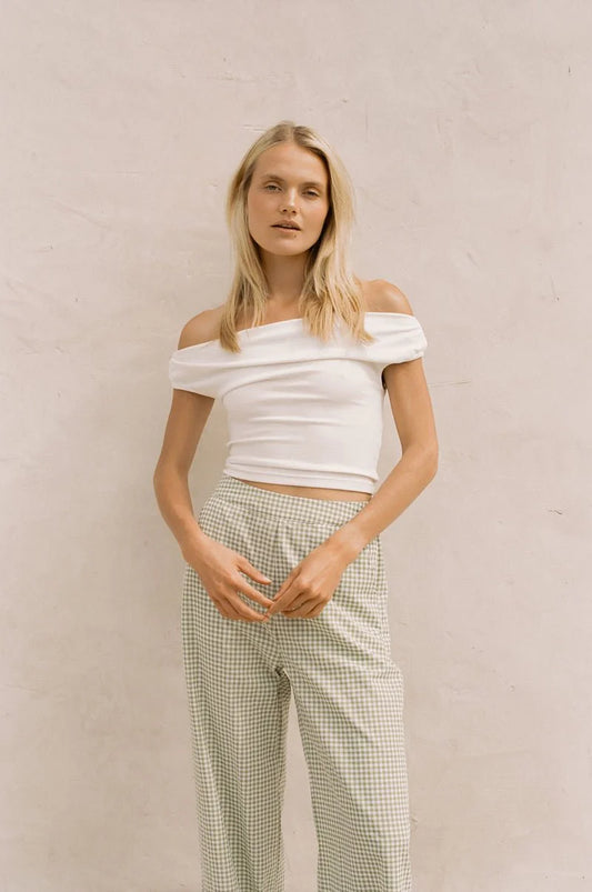 Juno Off-Shoulder Top - Cream | Rhythm