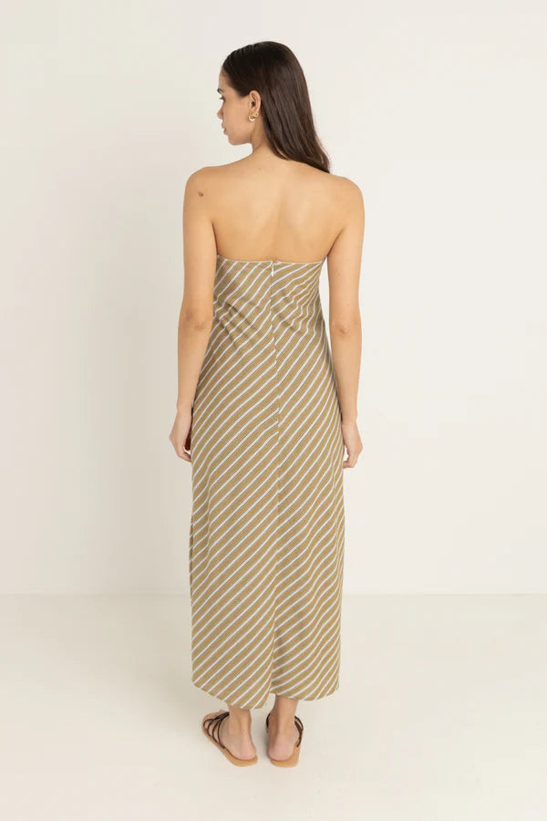 Dalias Bias Cut Midi Dress - Rhythm