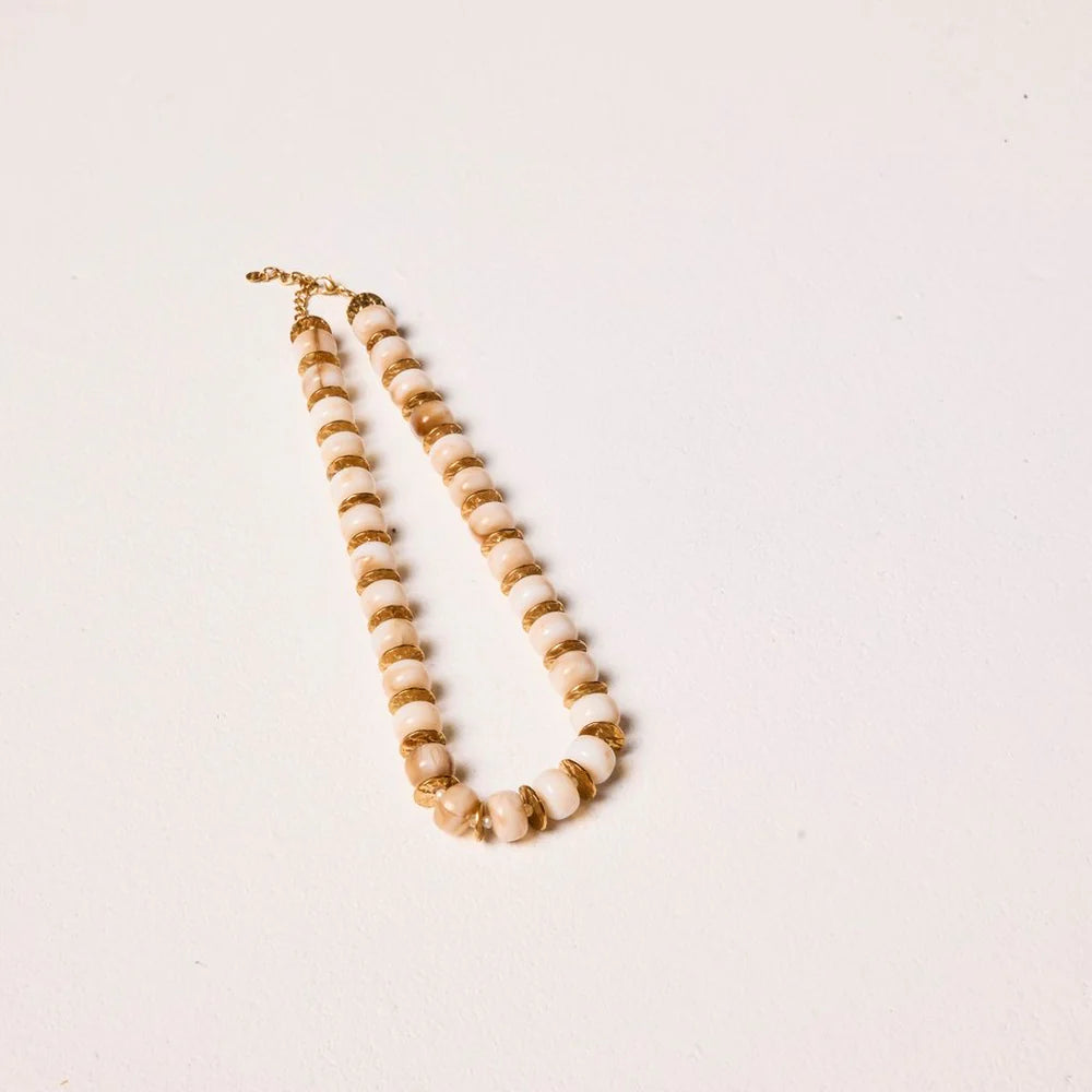 The Resin Necklace - Bone | We Are Emte