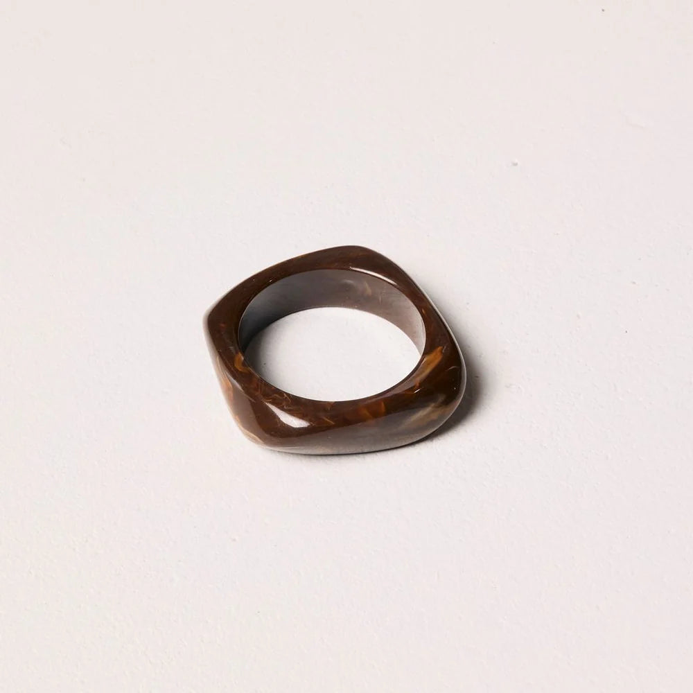 The Chocolate Resin Bangle | We Are Emte