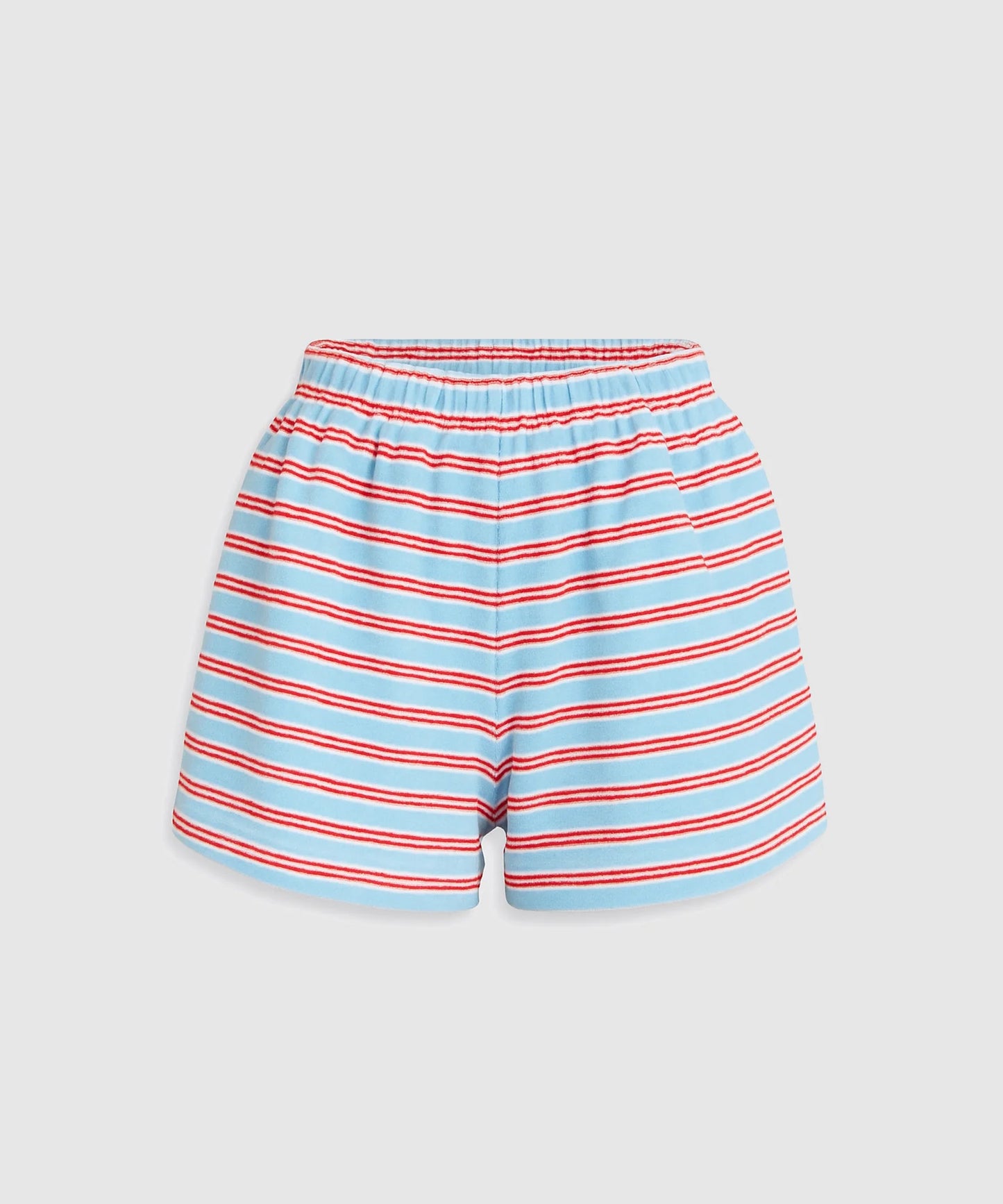 Terry Shorts - Blue / Red Stripe | Holiday Shop