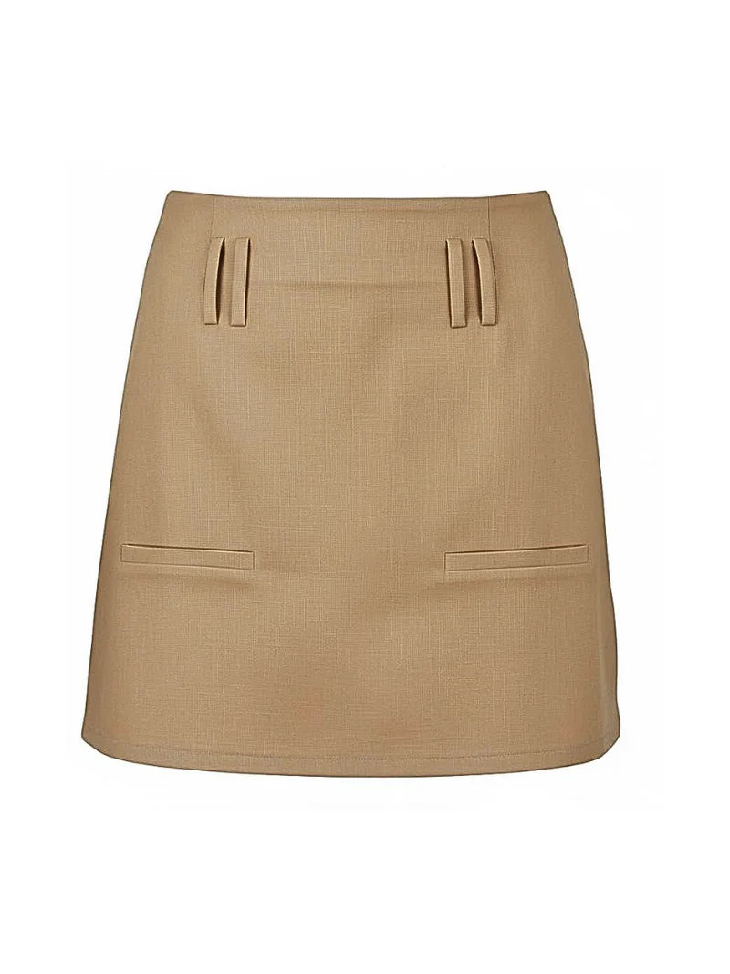 Nacida Skirt - Tan | Juan & Me