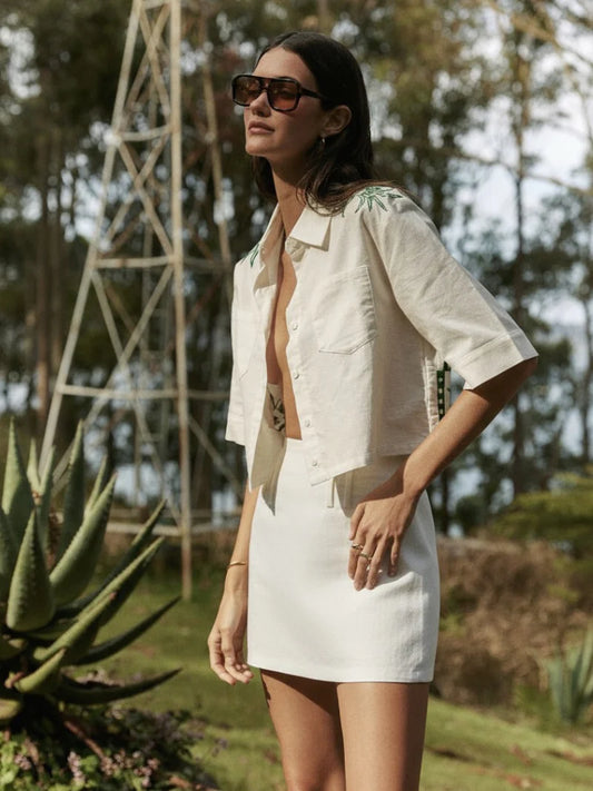 Nacida Skirt - White | Juan & Me